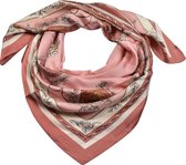Sjaal 90*90 cm roze
