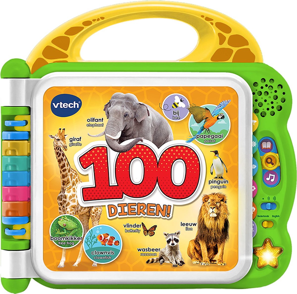 VTech Baby Mijn Eerste 100 Woordjes Dieren - Educatief Babyspeelgoed