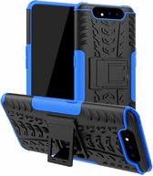 Samsung Galaxy A80 hoes - Schokbestendige Back Cover - Blauw