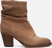 Ann Rocks Enkellaarsjes beige - Maat 38