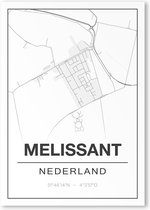 Poster/plattegrond MELISSANT - 30x40cm