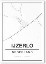 Poster/plattegrond IJZERLO - A4