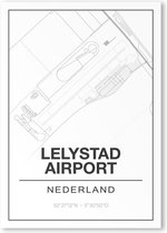 Poster/plattegrond LELYSTAD - A4