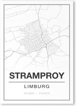 Poster/plattegrond STRAMPROY - 30x40cm