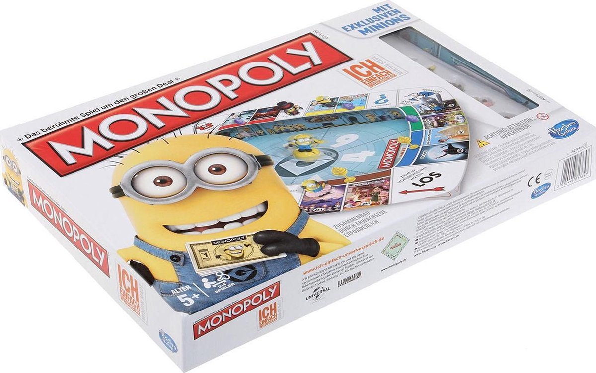 Landelijk test snorkel Hasbro Monopoly Verschrikkelijke Ikke | bol.com