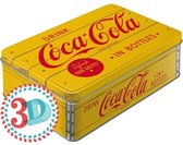 Boîte en fer blanc avec logo Coca Cola