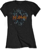 Def Leppard Dames Tshirt -L- Shatter Zwart