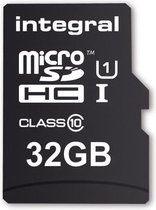 Integral 32GB SMARTPHONE AND TABLET MICROSDHC/XC CLASS 10 UHS-I U1 flashgeheugen MicroSD
