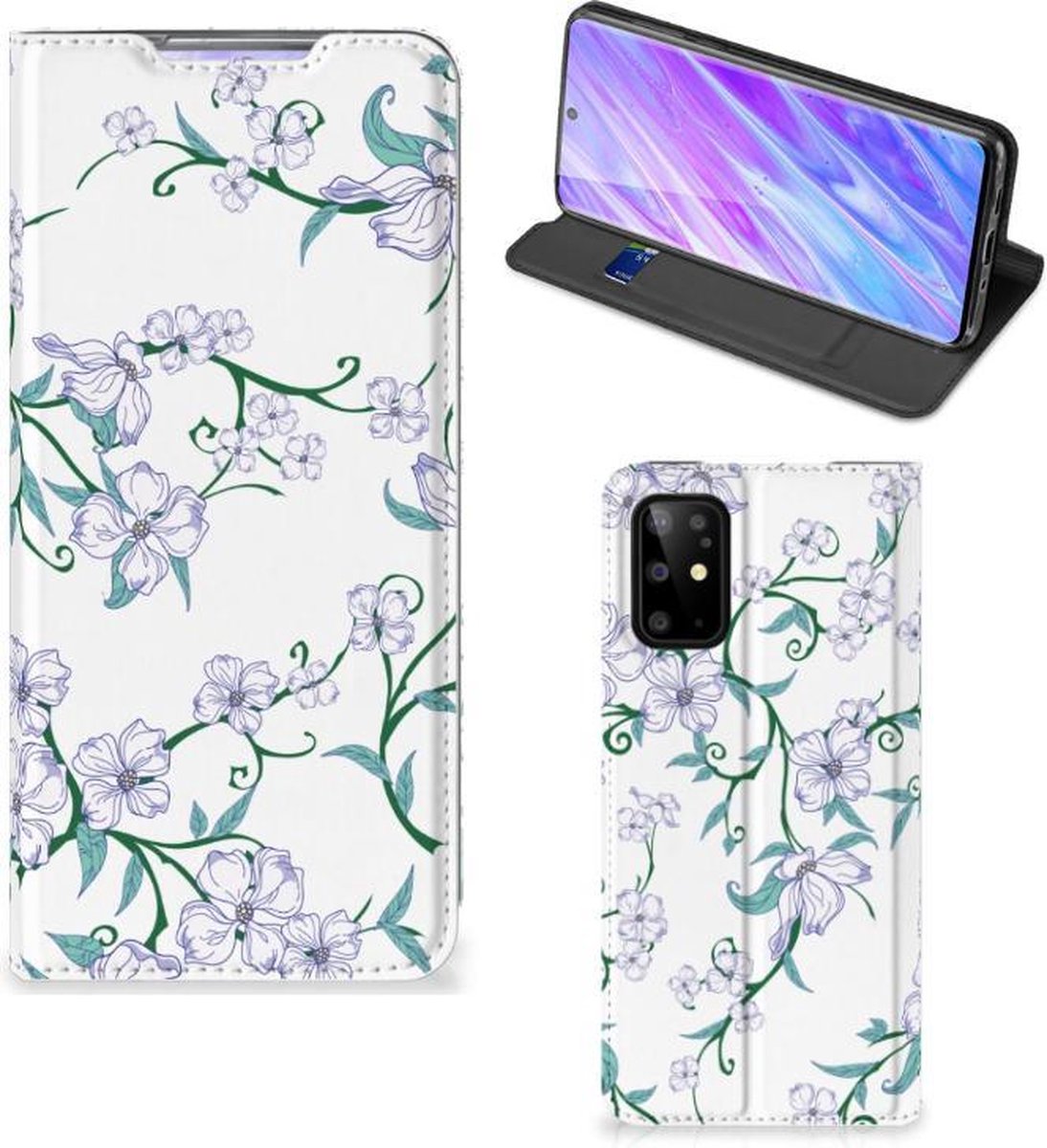 Samsung Galaxy S20 Plus Uniek Smart Cover Blossom White