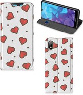 Huawei Y5 (2019) Hoesje met Magneet Hearts