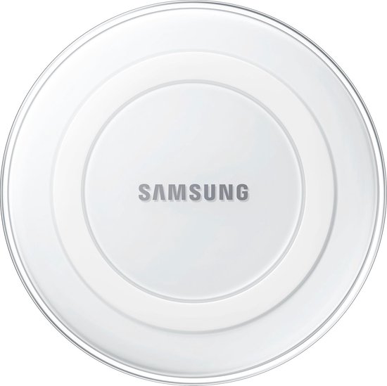 Voel me slecht ambitie Plak opnieuw Samsung Draadloze QI Lader Pad Type Wit | bol.com