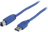 Valueline USB naar USB-B kabel - USB3.0 - 1 meter