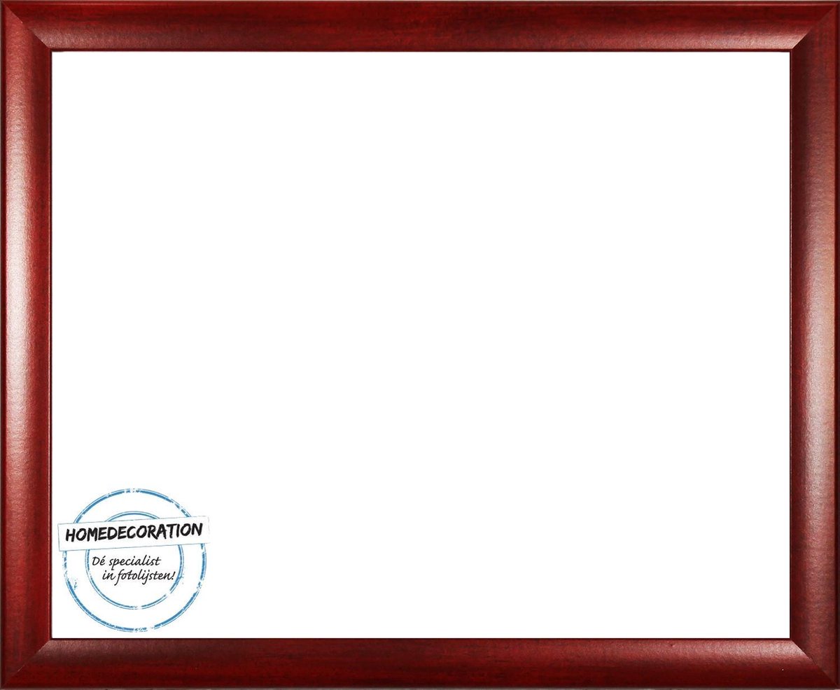Homedecoration Colorado - Fotolijst - Fotomaat - 51 x 74 cm - Wijnrood geborsteld