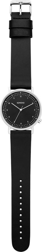 Montre Komono Magnus - Noire, Style Vintage Casual, Mouvement Quartz, Neuve Avec étiquette