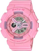 Casio BA-110-4A1ER horloge dames - roze - kunststof