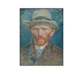 Zelfportret, Vincent van Gogh - Foto op Akoestisch paneel - 150 x 200 cm