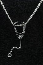 Zilveren Esculaap ketting hanger | bol.com