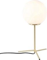 QAZQA pallon - Art Deco Tafellamp - 1 lichts - H 455 mm - Wit -  Woonkamer | Slaapkamer | Keuken