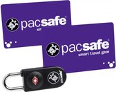 Pacsafe Prosafe 750 - kofferslot met gecodeerde kaart - Zwart - TSA geaccepteerd