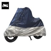 Pro Plus Motorhoes - Maat XL - Blauw/Zilver - 246 x 104 x 127 cm