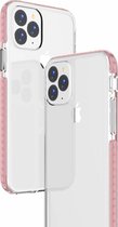 iPhone 11 Pro Anti Shock Hoesje - Rose goud En Transparant - van Bixb