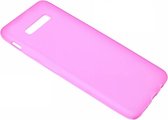 Samsung Galaxy S10 Licht Rose TPU Back Cover Hoesje - van Bixb