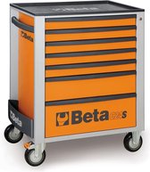 Beta gereedschapswagen C24S met 7 laden - oranje