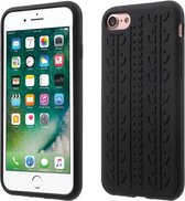 GadgetBay Autosporen hoesje iPhone 7 8 Zwart silicone Autoband cover