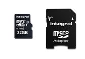 Integral MicroSD 32GB + Adapter (90MB/s Class 10)