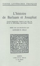 Textes littéraires français - L'histoire de Barlaam et Josaphat