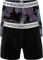 Muchachomalo - Heren - 2-pack Boxershorts  - Zwart - XL