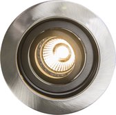 QAZQA rondoo - Moderne Inbouwspot - 1 lichts - Ø 104 mm - Staal - Woonkamer | Slaapkamer | Keuken