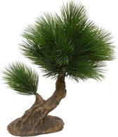 Pinus mini kunstbonsai 35 cm op voet