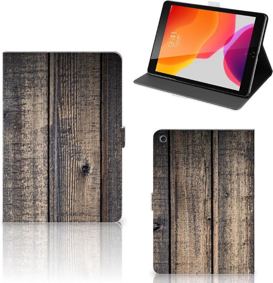 iPad 10.2 2019 | iPad 10.2 2020 | 10.2 2021 Tablet Book Cover Steigerhout