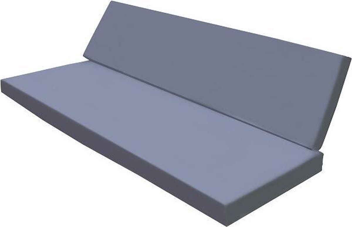 Een strak antraciet loungekussen van Wood4you voor een moderne uitstraling.