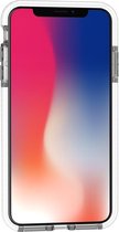 Apple iPhone XS Max Hoesje - Mobigear - Diamond Serie - Hard Kunststof Backcover - Transparant / Wit - Hoesje Geschikt Voor Apple iPhone XS Max