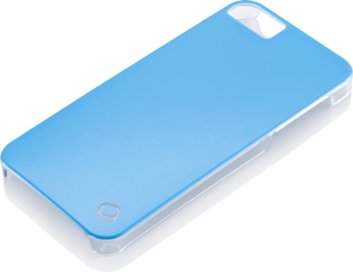 Apple iPhone 5/5s/SE Hoesje - Gear4 - Pop Glossy Serie - Hard Kunststof Backcover - Blauw - Hoesje Geschikt Voor Apple iPhone 5/5s/SE