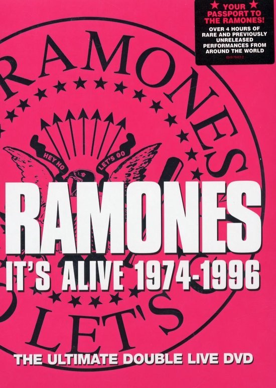 Cover van de film 'Ramones-It's Alive 1974-1996'