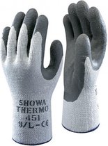 SHOWA Thermo 451 Werkhandschoen grijs maat 10 - XL per paar