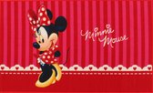 Disney Vloerkleed Minnie Mouse Rood 140 X 80 Cm