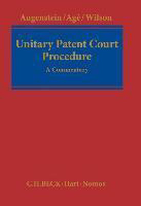 Unified Patent Court Procedure - cover