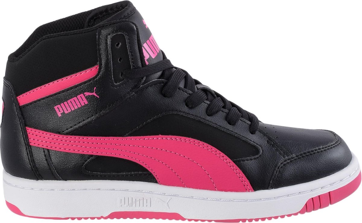 Puma Rebound V2 Hi - Sportschoenen - Vrouwen - Maat 41 - Zwart/Roze |  bol.com
