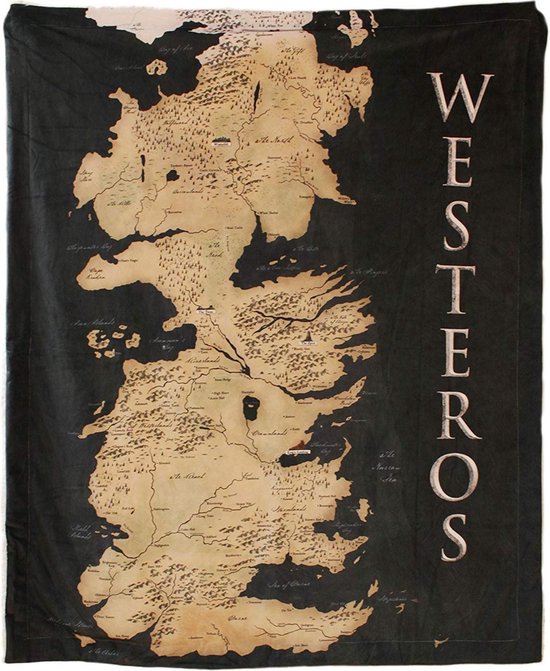 Game of Throne - Westeros Map Deken