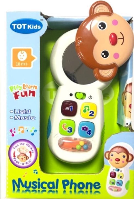 zout Bladeren verzamelen Ampère Speelgoed Telefoon Met Licht Geluid Babytelefoon | My First Baby Mobile  Phone | bol.com