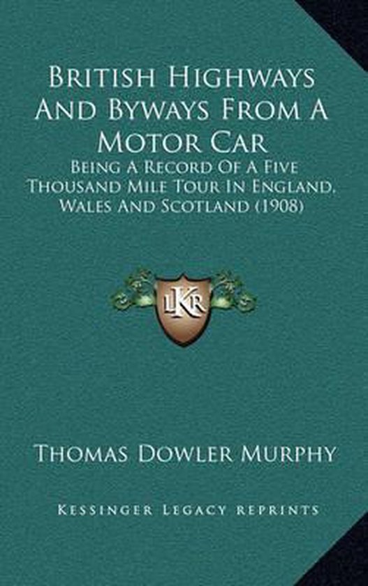 British Highways and Byways from a Motor Car - cover