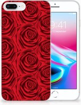 Geschikt voor iPhone 7 Plus | 8 Plus TPU Hoesje Red Roses