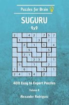 Puzzles for Brain Suguru - 400 Easy to Expert 9x9 Vol. 8