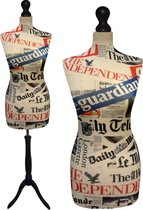 Daily paspop met zwarte sparkling driepoot 44/46