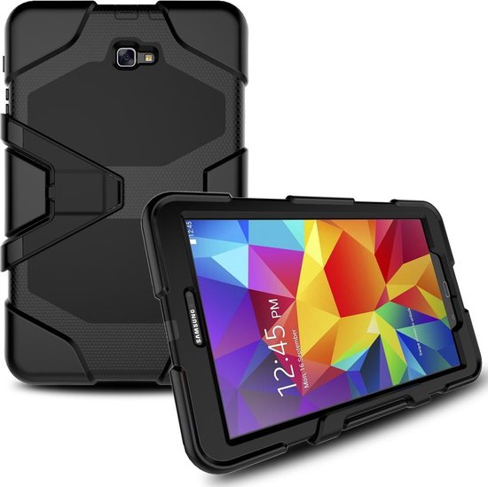 gevoeligheid Penelope Voorschrijven Samsung Galaxy Tab A 10.1 model 2016 Bumper Case Zwart | bol.com