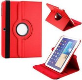 Samsung Galaxy tab 4 T530 T535 Leather 360 Degree Rotating Case Rood Red